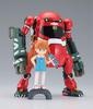 Hasegawa MechatroWeGo Evangelion Collaboration Series Ningoki Shikinami Asuka Langley Scale Plastic Model Kit SP479 Vol.2 (Power Arm) + (Resin Kit)