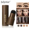 Eyebrow Definer Powder Stamp Makeup with 8 Reusable Stencils Long Lasting Hairline Shadow Powder Hair Chalk Hair Fluffy Powder