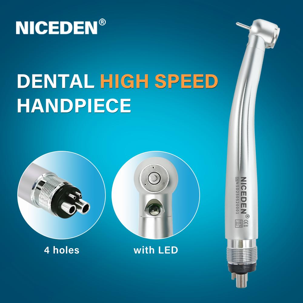 Colorful Dental High Speed Handpiece Dental Equipment Air Tubine Max Style Push Button Type or Key Type Contra Angle