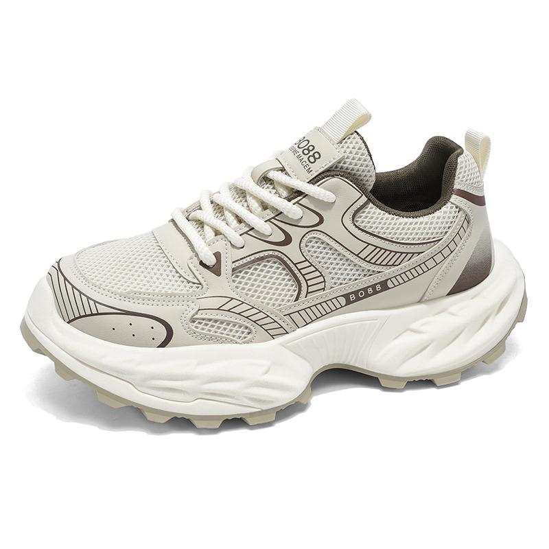 New Men's Versatile  Lightweight  Non Slip Casual Shoes  Fashionable and Trendy Daily Simple and Rebound Outdoor Running Shoes