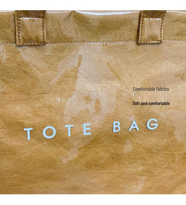 2025 Women's Large Capacity Transparent PVC Handbag - Fashionable, Water-repellent, Simple Style