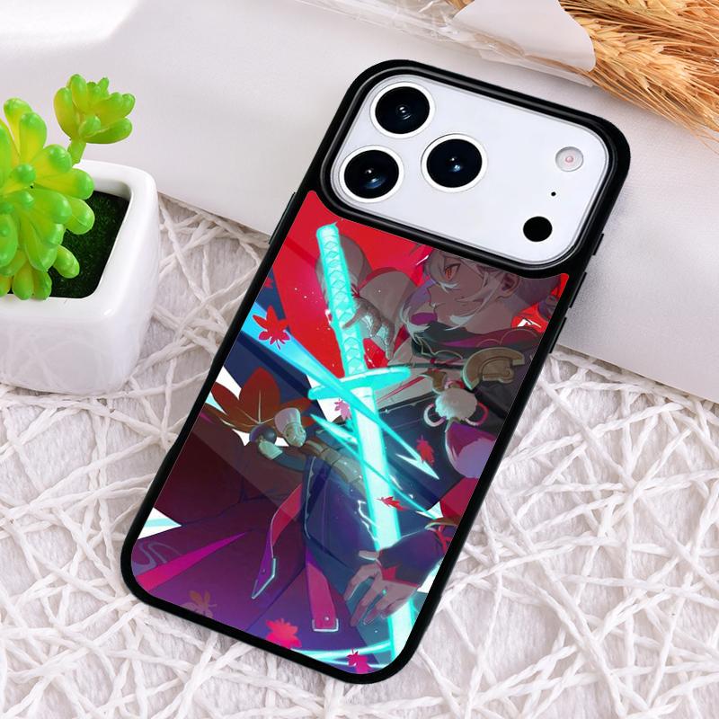Genshin Impact Kaedehara Kazuha print Phone Case for iPhone 17 Air 16 15 11 12 14 13 Pro Max Shockproof Cover