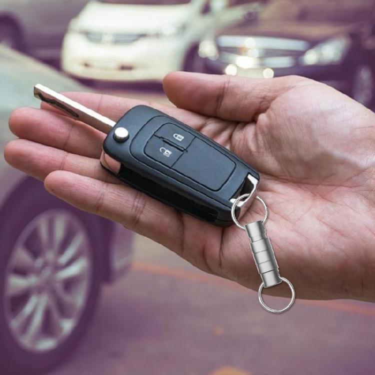Practical Alloy Rotating Keychain Quick Releasing Design Unique Keychain Hook for Outdoor Camping Hiking and Daily Use