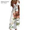 Formal Dress Floral Print Lace Summer Loose-fitting A-Line Maxi Dress for Banquet