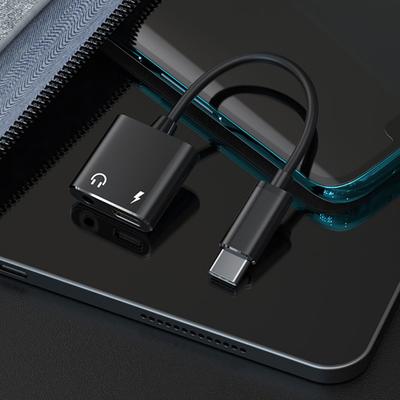 Audio Converter Multifunctional Hot Swap 2 Quick Transmission In 1 Type-C Phone Plug