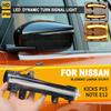 2PCS Dynamic Blinker Sequential Indicator LED Turn Signal Light For Nissan Kicks P15 Note E12 Bluebird Lannia Sylphy 2017 2018