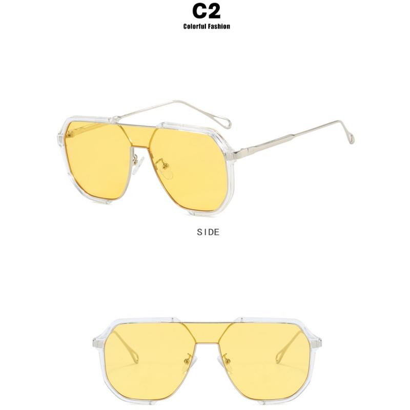Women's sunglasses, one-piece sunglasses, men's and women's fashion large-frame sunglasses