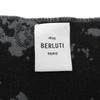 Great BERLUTI Shawl Overall Handle Gray Black Wool Mens Used