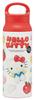 Skater Stainless Steel Water Bottle with Carabiner Vacuum Sanrio Hello Kitty Puffy Balloon Design STBC6-A Handle, Insulated, 600ml, Double-Layered