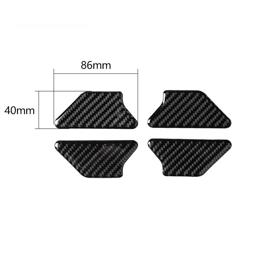 Carbon Fiber Car Inner Door Handle Bowl Cover Sticker Case Accessories For VW Golf 6 MK6 GTI 2008 2009 2010 2011 2012