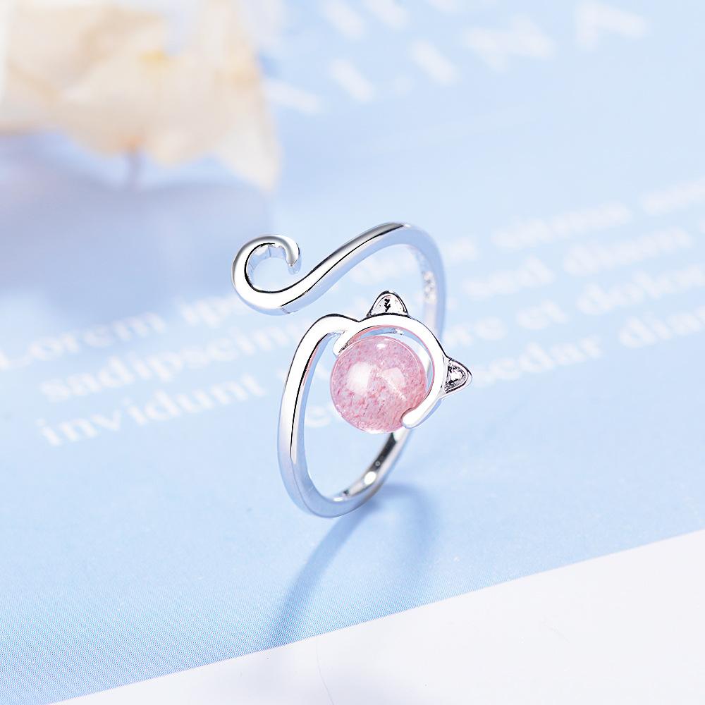 New 925 Sterling Silver Ring AAA Zircon Adjustable Simplicity Fashion Exquisite Women Jewelry Accessories Wedding Party Gift