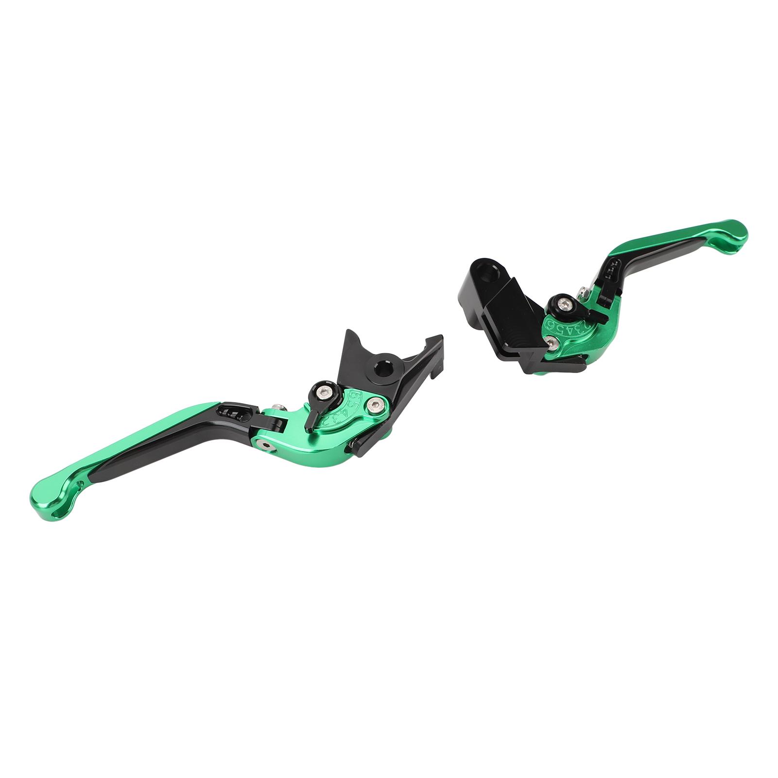 

Motorcycle Folding Clutch Lever CNC 6061 Aluminium Alloy Brake Handle Lever for Z900 Z650 Z650RS 650R ER‑6F Green зелёный
