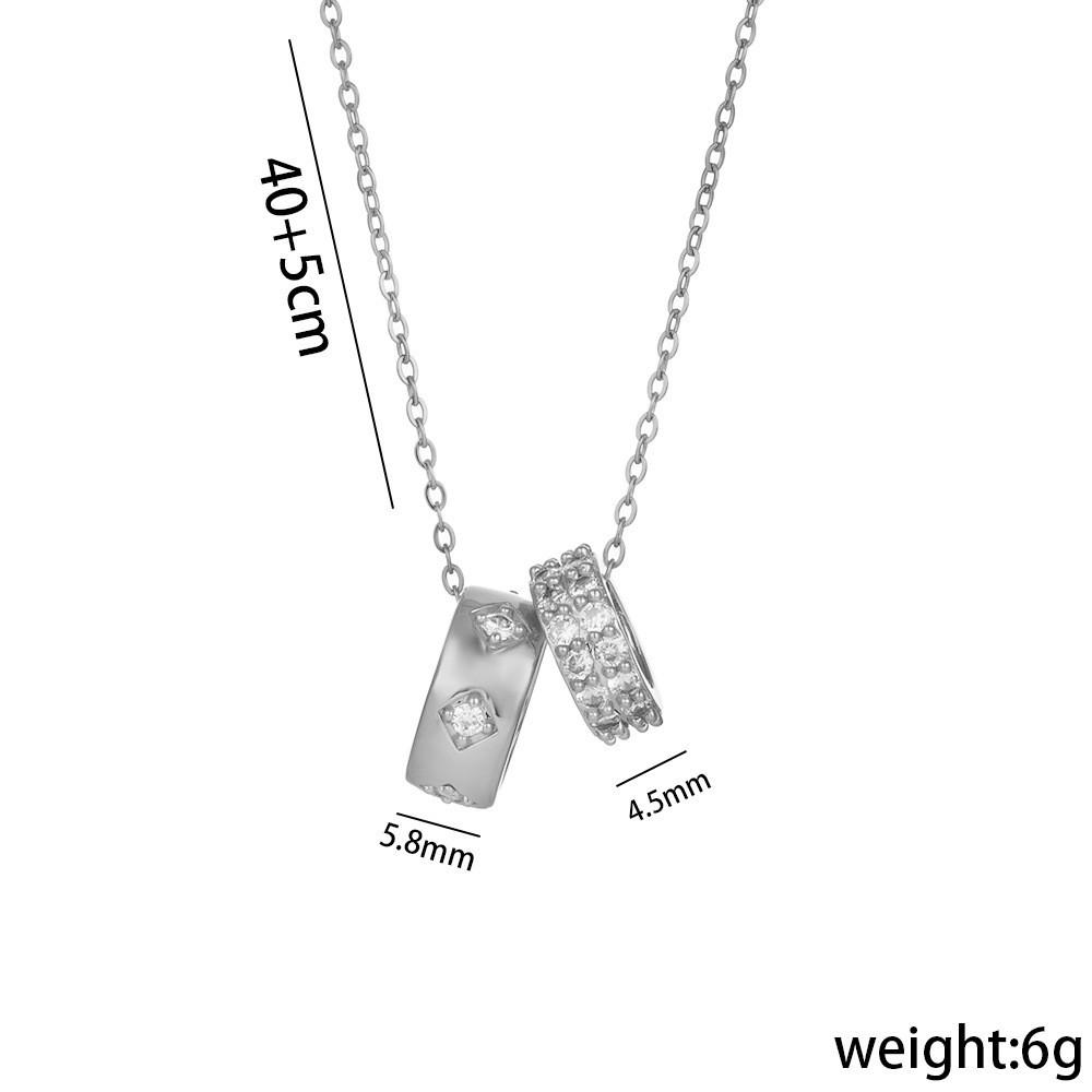 Women's Gold-Plated Copper Necklace: Luxury Fu Lu Pendant Clavicle Chain - Versatile Fashion Accessory
