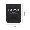 GC2SD Memory Card Slot Adapter for Micro SD Lightweight Plug and Play for GameCube Wii Game Consoles Reader Adapter for SD Card
