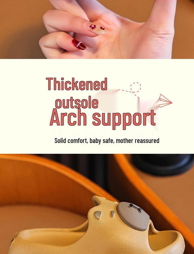 Sommer Cartoon Flip-Flops für Jungen und Mädchen: Bequeme Indoor-Hausschuhe für Eltern und Kinder