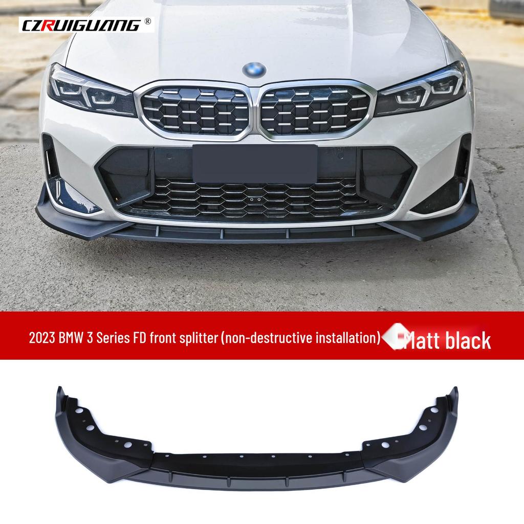 BMW 3 Series G20 (2020-2023) Rear Spoiler & FD Front Lip Diffuser Kit with Non-Destructive Installation
