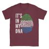 ITS IN MY DNA Sierra Leone Flag Roots  TShirt Unisex  Leisure Pure Cotton Tees Round Collar Short Sleeve T Shirts Gift Idea Tops