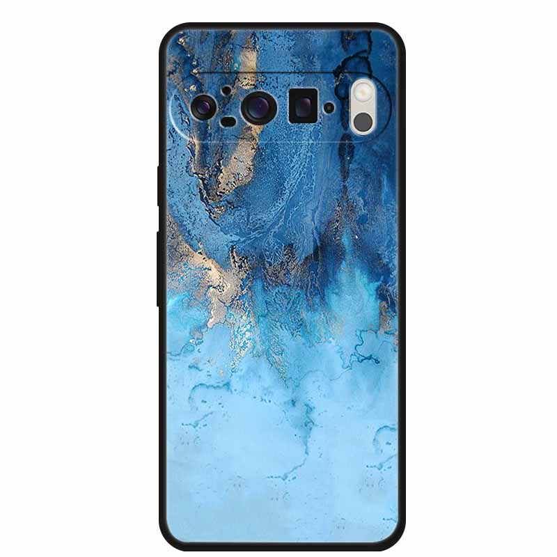 For Google Pixel 10 Pro Case Vivid Graceful Premium Marble TPU Soft Silicone Phone Cases Impact Chic Mineral-Finish Para Cover