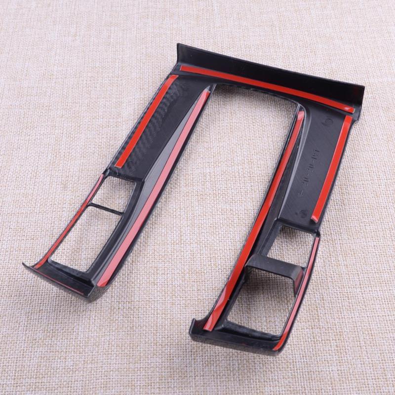 Gear Shift Panel Cover Center Console Trim Frame Carbon Fiber Style ABS LHD Fit for Honda Civic 10th 2016 2017 2018