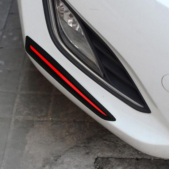 1 Pair Car Bumper Guard Anti-Collision Anti-Scratch Protective Strips for Front & Rear Universal Car Bumper Protector Guard for Most Vehicles