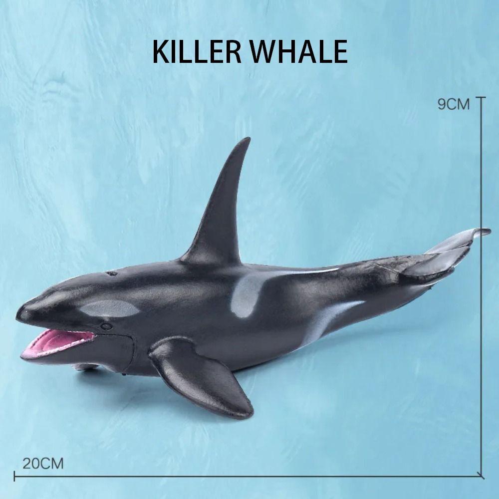 PVC Simulation Sea Life Shark Cachalot Ocean Action Figures Gift Whale Figurines