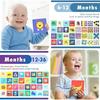 Montessori Baby Visual Stimulation Cards Sight Games Baby Flash Cards  Visual Development