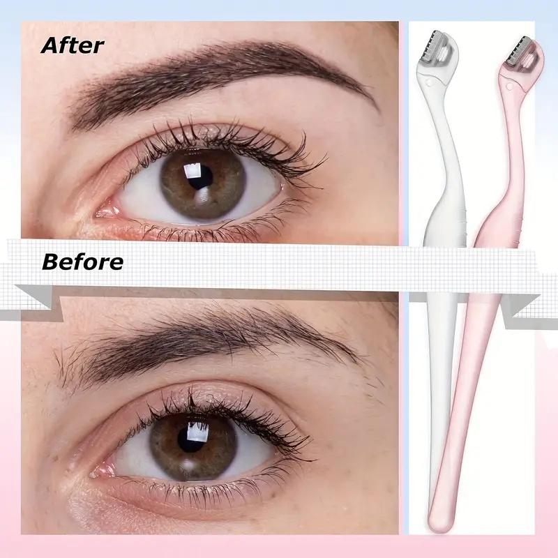Precision Facial Razor for Women: Mini Eyebrow Trimmer for Lip & Mustache, Formaldehyde-Free Carbon Steel Blade with Cover