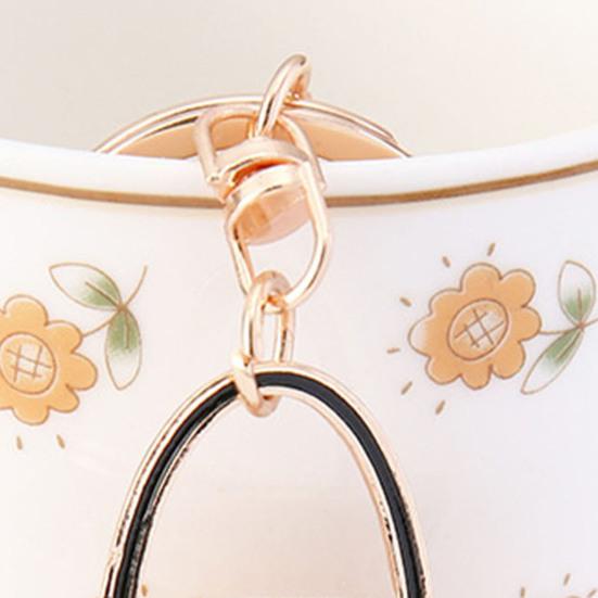 Tote Charm Keychain Rhinestone Enamel Tote Bag Charm with Key Ring Sparkly Handbag Keychain Purse Charm Gift for Women Girls Friends