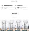 Thickened Transparent Glass Vase for Hydroponic Bamboo & Dry Flower Arrangement