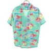 HAND OF PATERSON 90s Old Overall handle Short sleeve Aloha shirt Men's Used