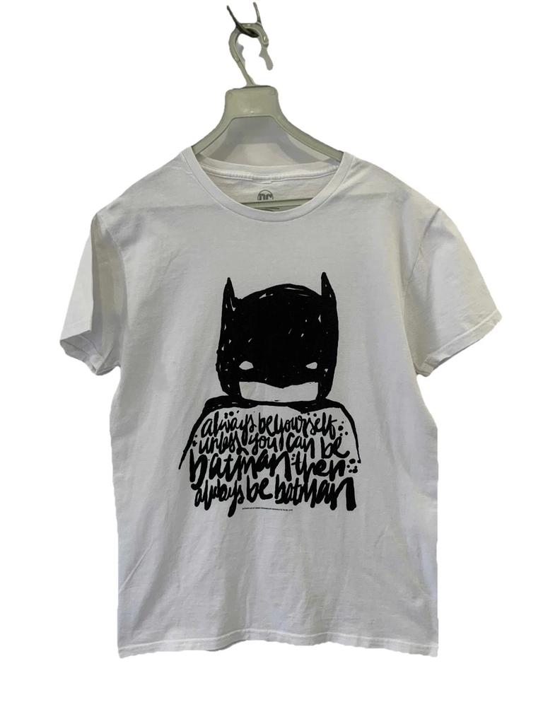 DC Comics Batman Graphic T-Shirt White Men’s Size Small Licensed Tee #19
