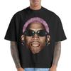Dennis Rodman Streetwear Boxy Tee Shirt, Y2K Shirts, Opium Shirt, Graphic Shirts, Oversized Tees, Vintage Basketball Shirts, Unisex Boxy Tee