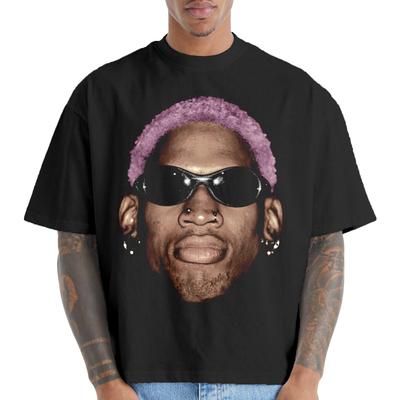 Dennis Rodman Streetwear Boxy Tee Shirt, Y2K Shirts, Opium Shirt, Graphic Shirts, Oversized Tees, Vintage Basketball Shirts, Unisex Boxy Tee