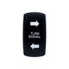 Turn Signal Rocker Switch w/ Flasher For ATV UTV Off-Road Pickup Boat Motorcycle