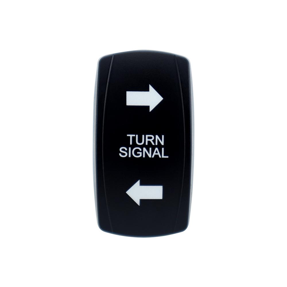 Turn Signal Rocker Switch w/ Flasher For ATV UTV Off-Road Pickup Boat Motorcycle