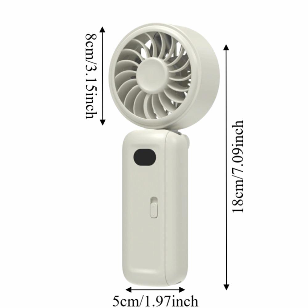 Silent Fan Folding Fan Silent Operation USB Rechargeable Fan Portable Handheld Fan  For Umbrella