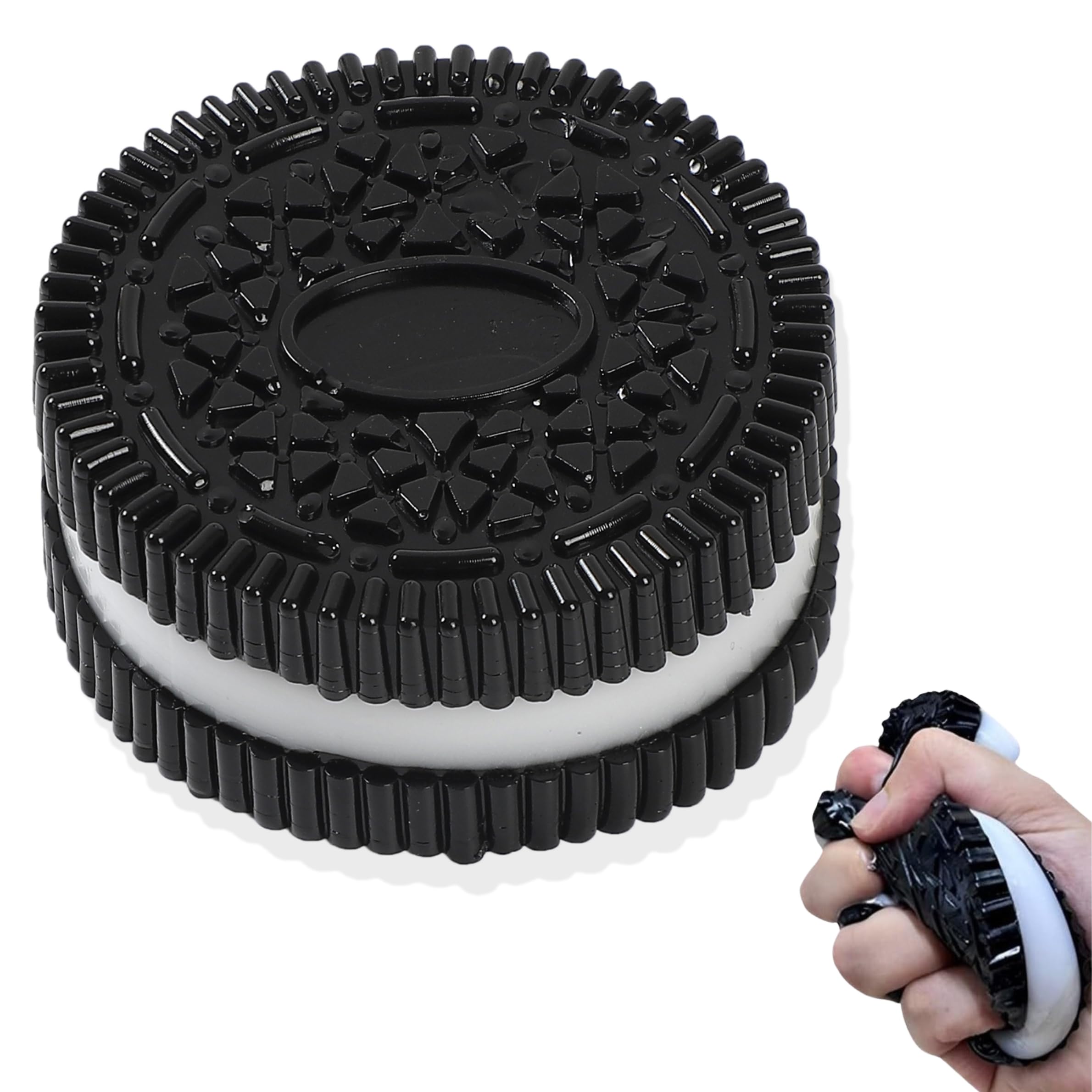 Squeeze Cookie Squishy and Stress Relief - (Black) чёрный