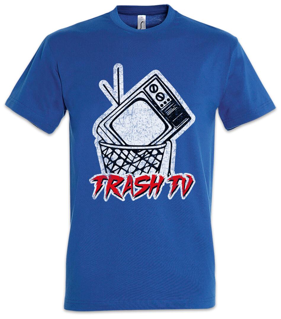 Trash TV T-Shirt Television Fun Bin Garbage Criticism Geek Nerd L