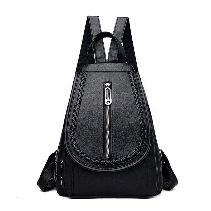Fashion women's breast bag, new woven women's bag, Korean version of multi-functional shoulder bag, trendy versatile backpack, one piece for delivery.