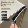 Metal Alloy Long Handle Crevice Cleaning Tool for Tight Spaces Kitchen Tile Grout Hard-to-Reach Corners Bathroom Gap Brush