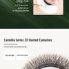 DeceMars Slanted Three-Leaf Clover Fox-Eye Eyelash Extensions - Seamless, Rootless Blooming for Salon-Quality Grafting.