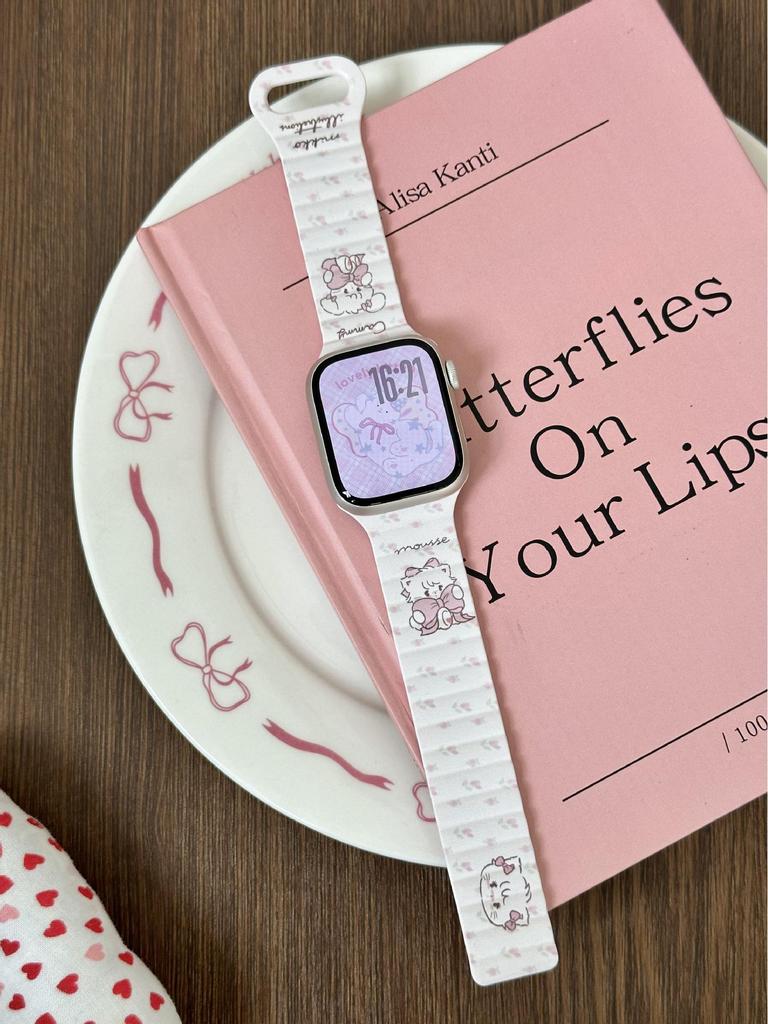 Compatible Silicone Magnetic Watch Band for Apple Watch SE 10th Gen/Ultra