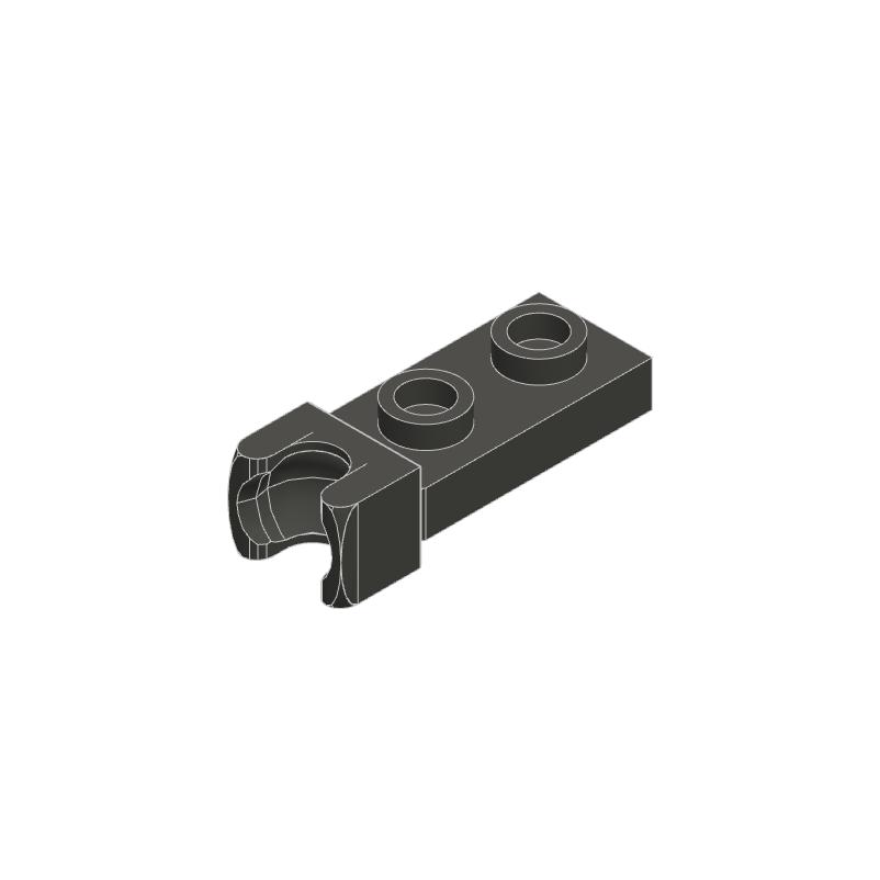 50pcs 14418 Plate Modified 1x2 Tow Ball Socket Bricks Collection Modular GBC Toy For Technical MOC Set Gift Buildings Blocks