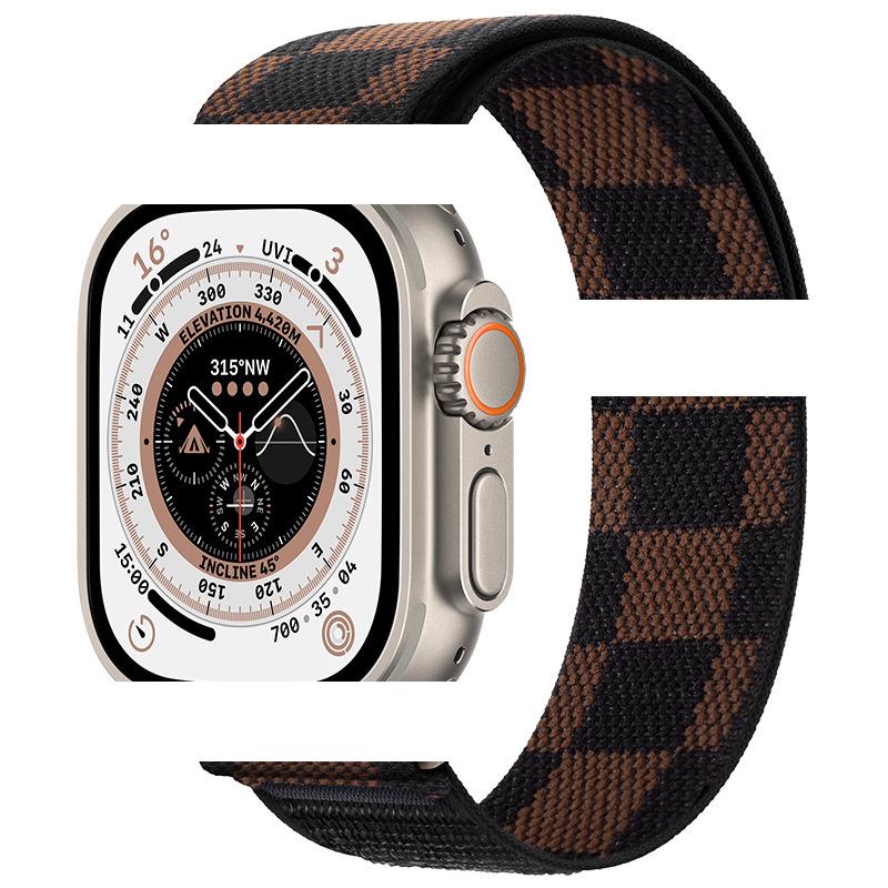 Apple Watch Ultra 10/9 Nylon Woven Velcro Trail Loop Strap