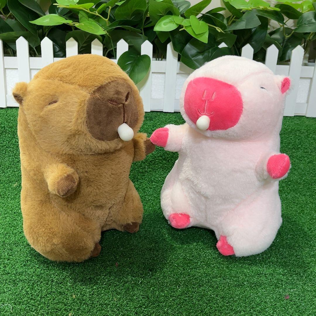 

Kapi capybara plush toy Barra doll doll gift gift ugly cute doll flow model grab machine doll 23cm