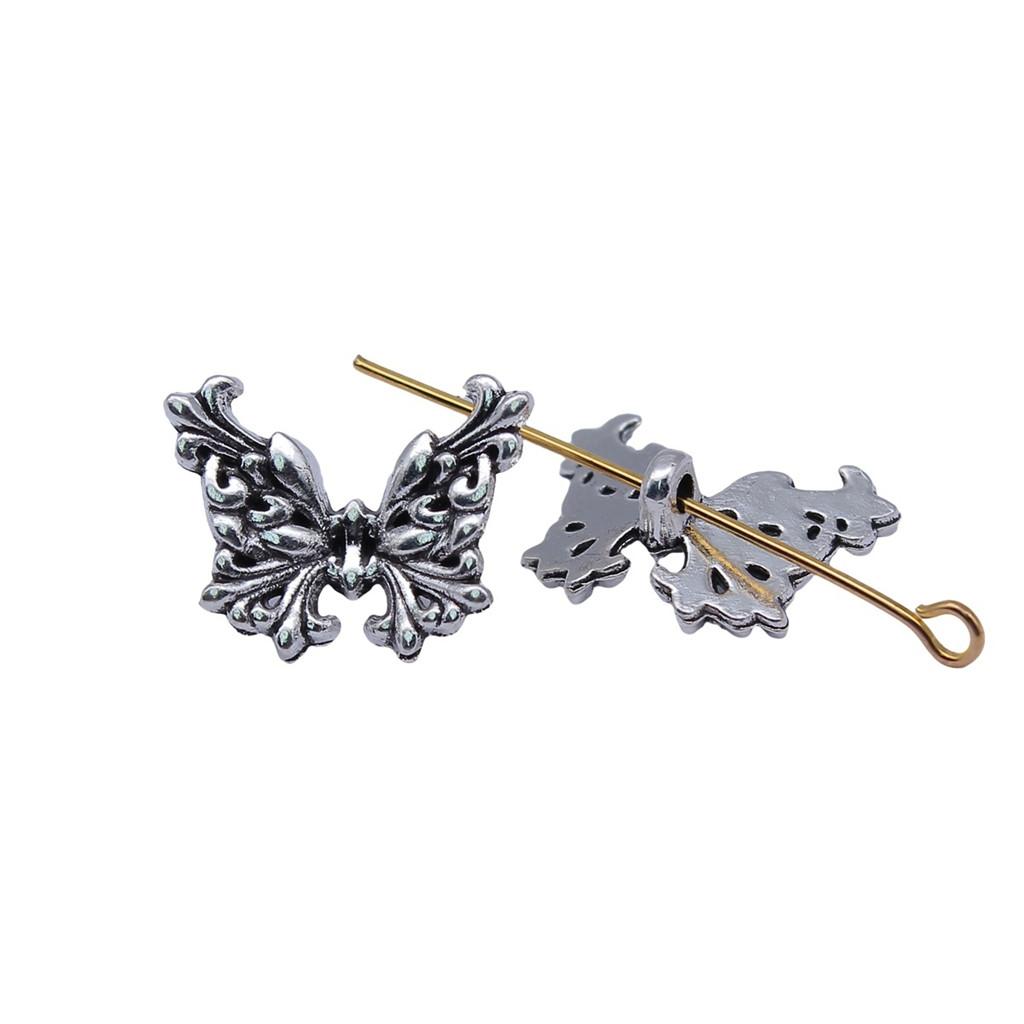 Angel Wing Beads Spacer Small Hole Butterfly Charms For Spiritual Jewelry