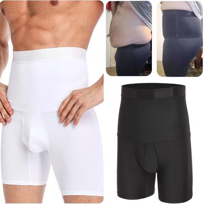 Herren Bauchkontroll-Shorts Hohe Taille Schlankmachender Body Shaper Nahtlose Slips Shapewear Unterwäsche Boxer Briefs für Männer Unterhosen