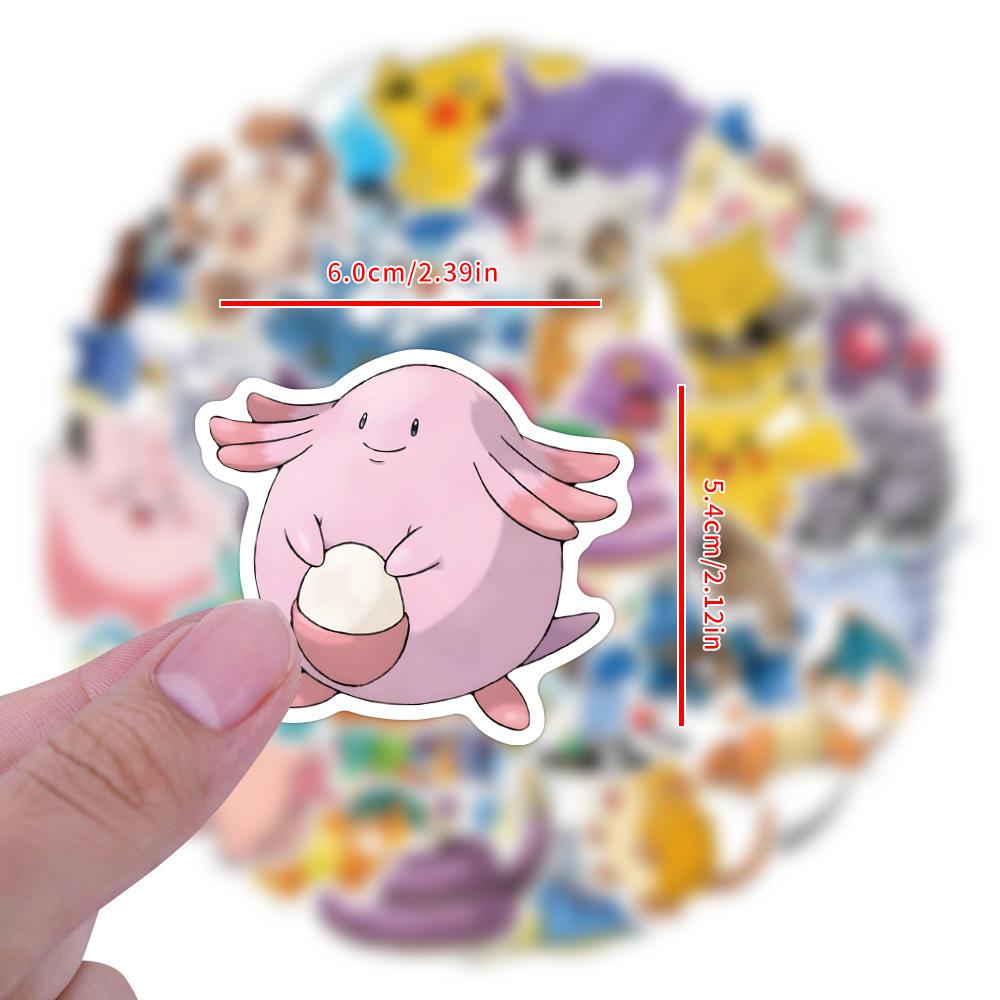 50 Pokemon Cute Cartoon Stickers Pokémon Pokémon Stickers