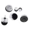 6Pcs Drill Cleaning Brush White Soft Nylon Bristles Wear Resistant Drill Brush Power Scrubber for