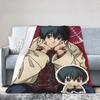 Yoichi Nagumo Flannel Throw Blankets Sakamoto Days Anime Blankets for Bedding Office Soft Plush Thin Quilt